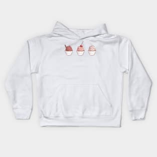 Cute cupcakes Kids Hoodie